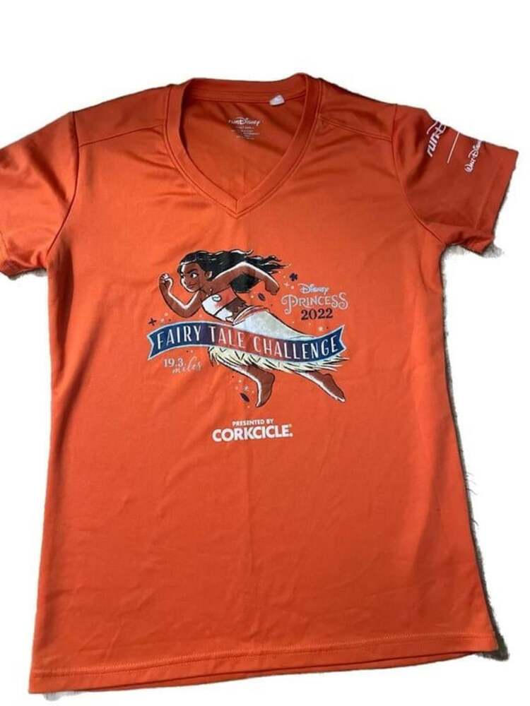 RunDisney Princess Fairy Tale Challenge Moana 2022 Shirt New Large